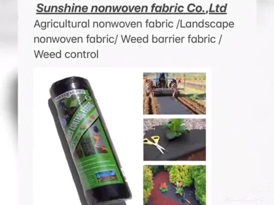 100%PP Landscape Nonwoven Fabric for Agriculture 4% UV Treatment Polypropylene Non